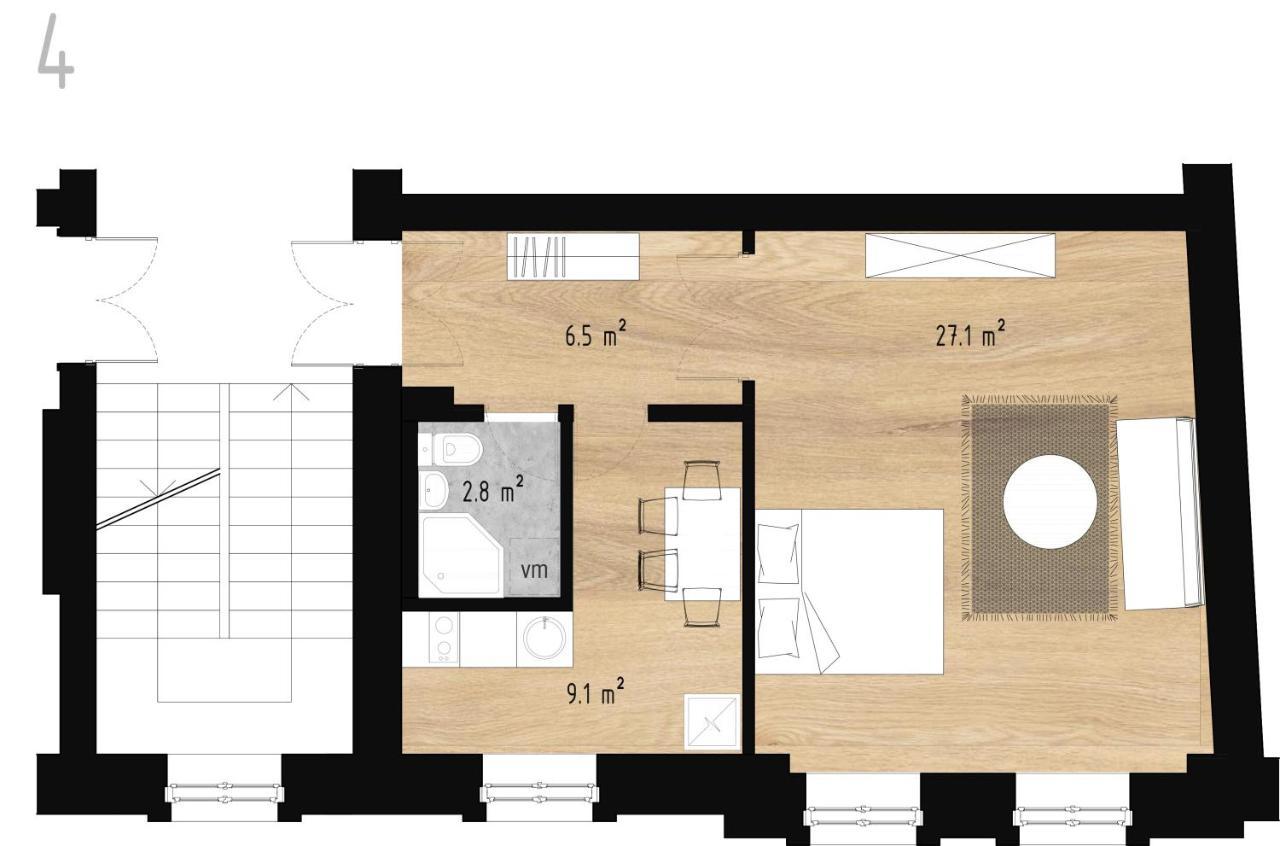 リガCozy Storie'S Ap, 47Sqm, Renovated 2020, Free Parkingアパートメント エクステリア 写真